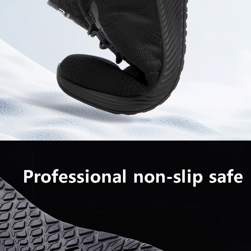 Women's work shoes with anti-slip steel toe cap - Picture 4 of 16